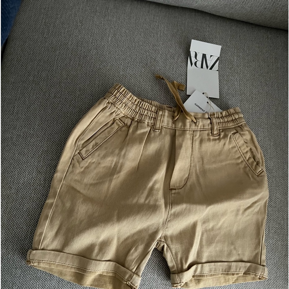Zara baby mustard shorts 12-18 months